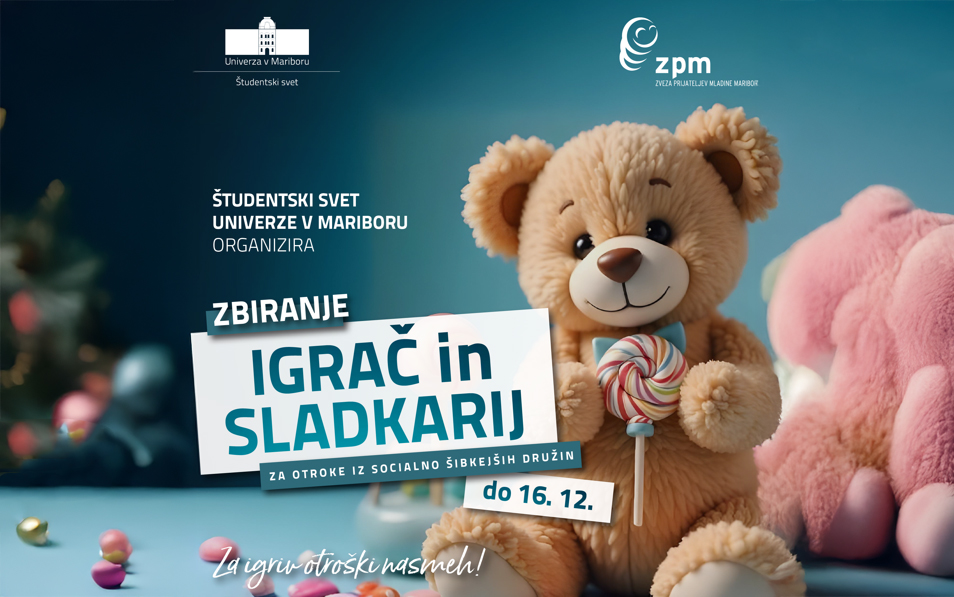 Zbiranje igrač in sladkarij - Študentski svet UM