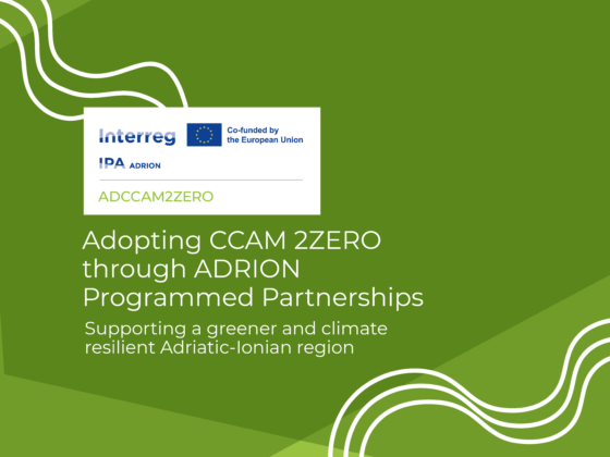 Adopting CCAM 2 ZERO through ADRION Programmed Partnerships