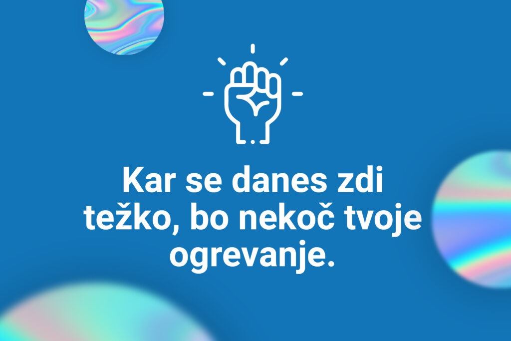 Motivacija: Kar se danes zdi težko, bo nekoč tvoje ogrevanje.