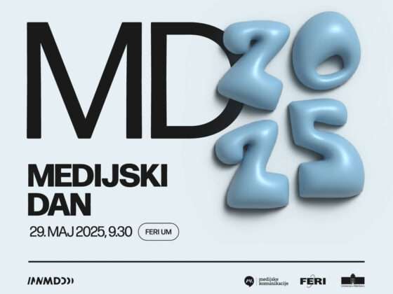 Grafika z napisi. Medijski dan 2025