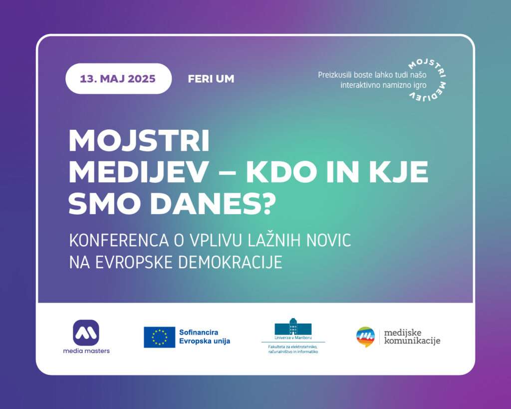 MOJSTRI MEDIJEV: Kdo in kje smo danes? 2025