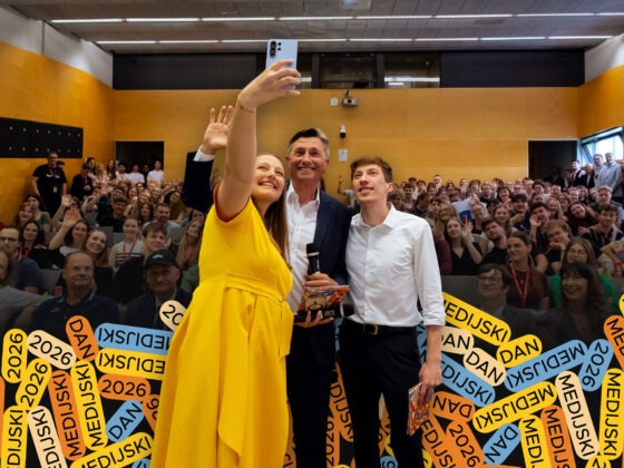 Ana Vogrin, Borut Pahor, Miha Fekonja